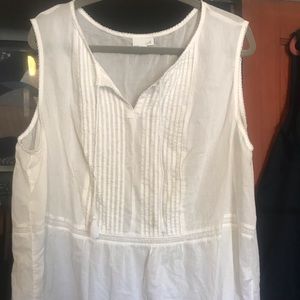 White Linen BoHo tank.